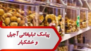 پیامک تبلیغاتی آجیل و خشکبار