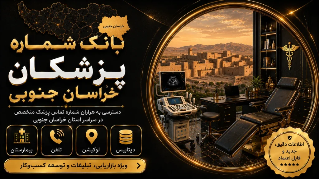 بانک شماره پزشکان خراسان جنوبی